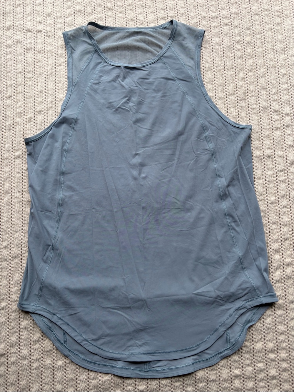 lululemon Sculpt Women's Slate Blue Scoop Neck Tank size 8